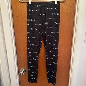 Friends Black Leggings